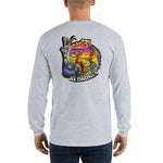 Back graphic Dark Trail Redbones, Unisex Long Sleeve Shirt