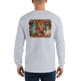 3XL and 4XL Redbone Coonhound Unisex Long Sleeve Shirt