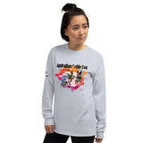 Australian Cattle Dog Velociraptor, Unisex Long Sleeve Shirt