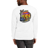 Back graphic Dark Trail Redbones, Unisex Long Sleeve Shirt