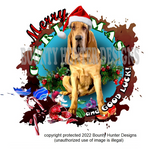 Bloodhound Wooden Ornaments