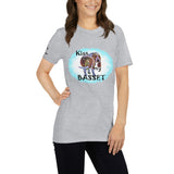 Kiss My Basset, Unisex T-Shirt