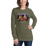 Teoc Bloodhounds, Dark Colors, Unisex Long Sleeve Tee