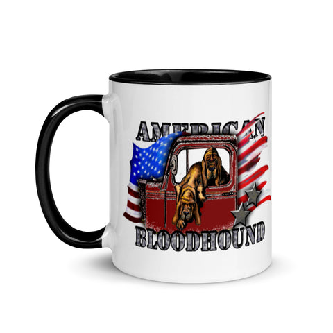 Bloodhound Mug with Color Inside