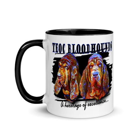 Teoc Bloodhounds Cooper & Judge Mug with Color Inside