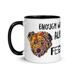 Terrier FEED ME Mug with Color Inside