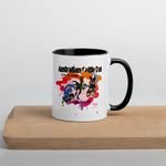 Australian Cattle Dog Velociraptor Mug with Color Inside