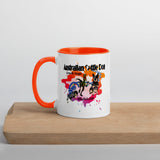 Australian Cattle Dog Velociraptor Mug with Color Inside
