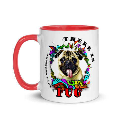 Pug Mug with Color Inside