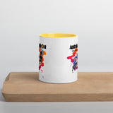 Australian Cattle Dog Velociraptor Mug with Color Inside