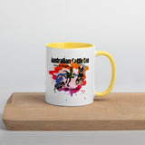 Australian Cattle Dog Velociraptor Mug with Color Inside
