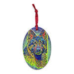 German Shepard Wooden ornament/magnet